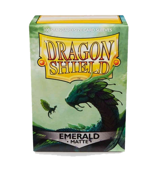 Dragon Shield Matte Sleeves -Emerald 100ct- Standard Size