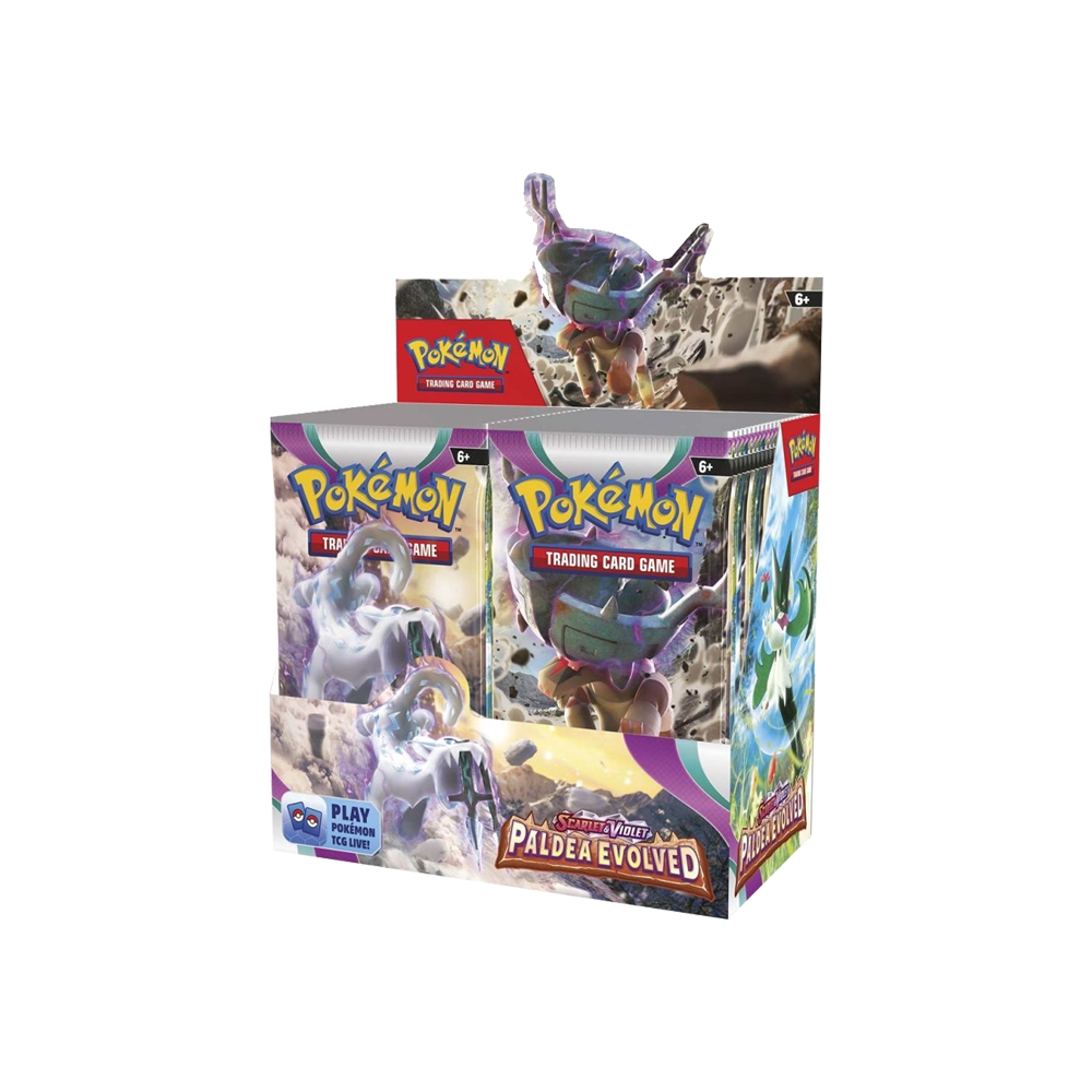 Pokémon SV02 Paldea Evolved Booster Box Display