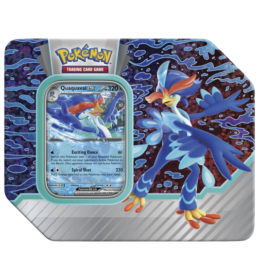 Pokémon Paldea Partners Tin (Quaquaval ex)