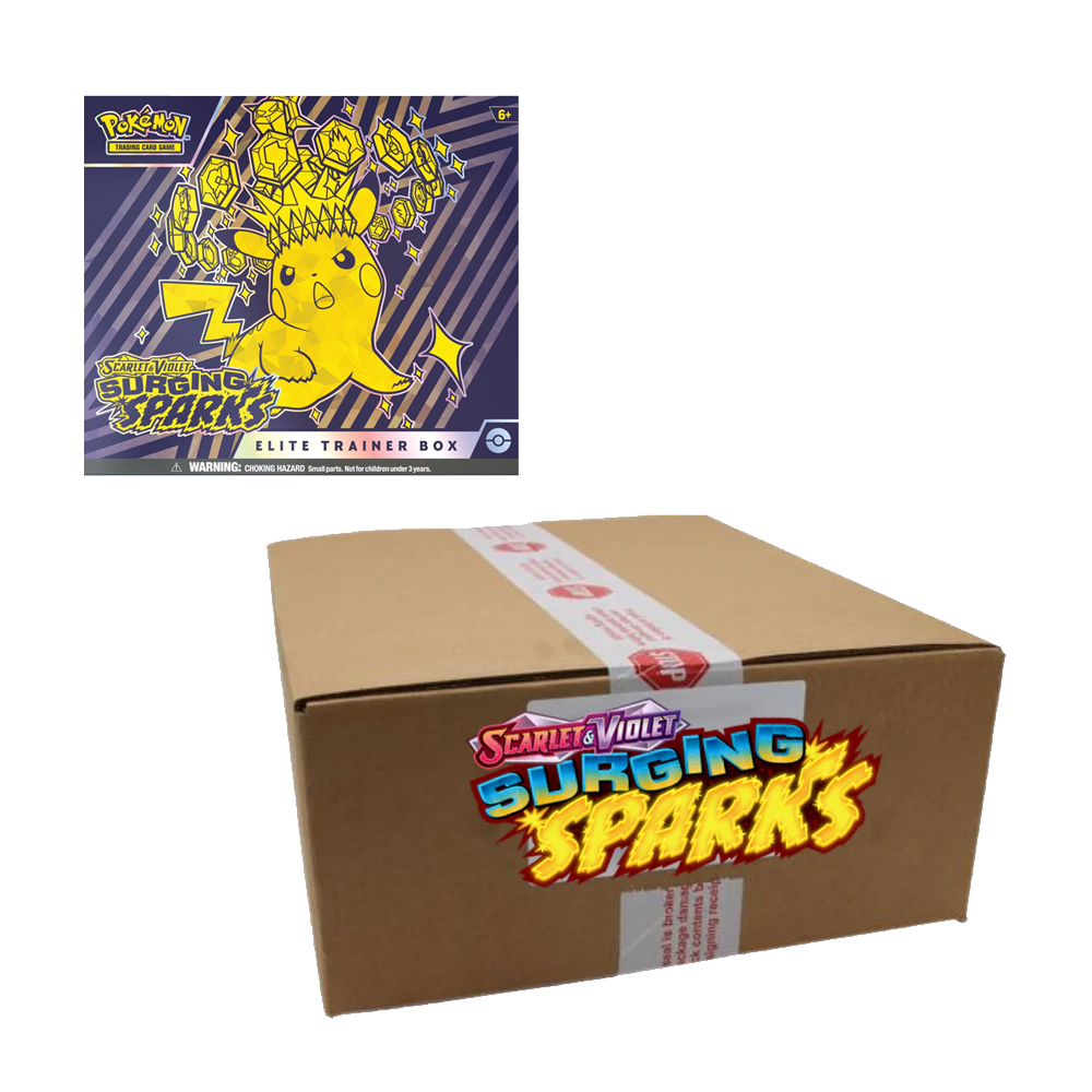 Pokémon SV08 Surging Sparks Elite Trainer Box Case